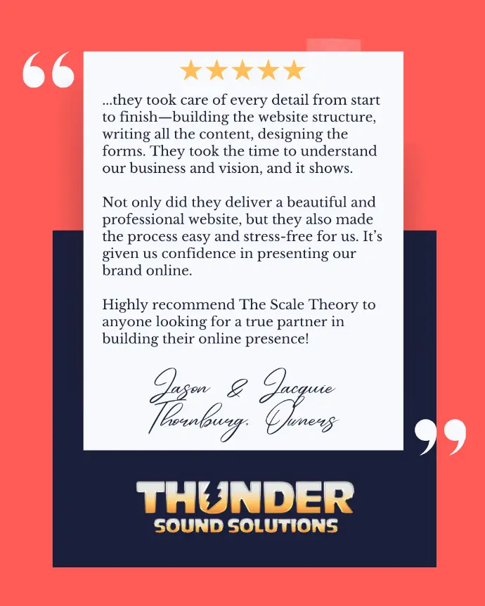 test testimonial from client with logo